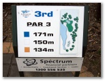 Emerald Lakes Golf Course - Carrara: Emerald Lakes Golf Club Hole 3: Par 3, 171 metres