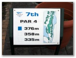 Emerald Lakes Golf Course - Carrara: Emerald Lakes Golf Club Hole 7:, Par 4, 376 metres