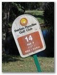 Surfer's Paradise Golf Club - Gold Coast: Surfer's Paradise Golf Course Hole 14, Par 4 - 325 of red marker