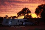 Desert Oaks Rest Area - Ghan: Amazing sunset July 2016