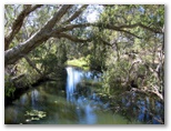 Gladstone Golf Course - Gladstone: You need to hit across this creek to reach the fairway
