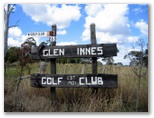 Glen Innes NSW - Glen Innes: Glen Innes NSW: Historic Glen Innes Golf Course north of the town
