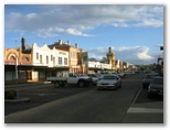 Glen Innes NSW - Glen Innes: Glen Innes NSW: Glen Innes Main Street in late afternoon sunlight
