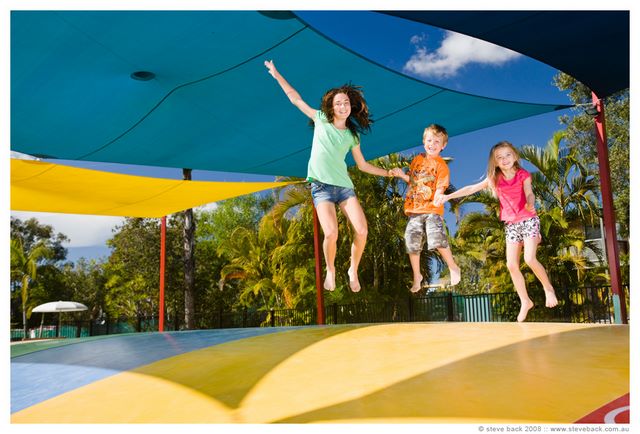 NRMA Treasure Island Holiday Park - Biggera Waters: Jumping pillow.