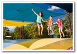 NRMA Treasure Island Holiday Park - Biggera Waters: Jumping pillow.