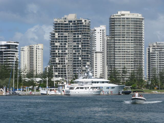 Gold Coast Canals - Gold Coast: Gold Coast Canals - Gold Coast Queensland - Album 2: Skyscrapers and cruise at Main Beach