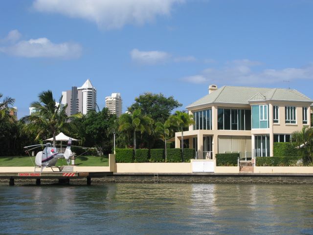 Gold Coast Canals - Gold Coast: Gold Coast Canals - Gold Coast Queensland - Album 2: Helicopter and private home