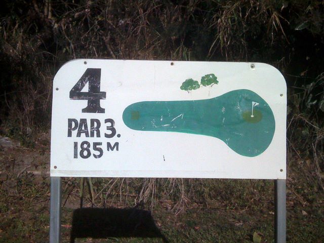 Tally Valley Public Golf Course - Elanora Gold Coast: Tally Valley Public Golf Course Hole 4 - Par 3, 185 metres.