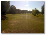 Tally Valley Public Golf Course - Elanora Gold Coast: Fairway view on Hole 5.