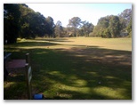 Tally Valley Public Golf Course - Elanora Gold Coast: Fairway view on Hole 9.