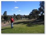 Goolabri Resort Golf Course - Sutton: Fairway view Hole 1 - the green is slightly to the right in the distance