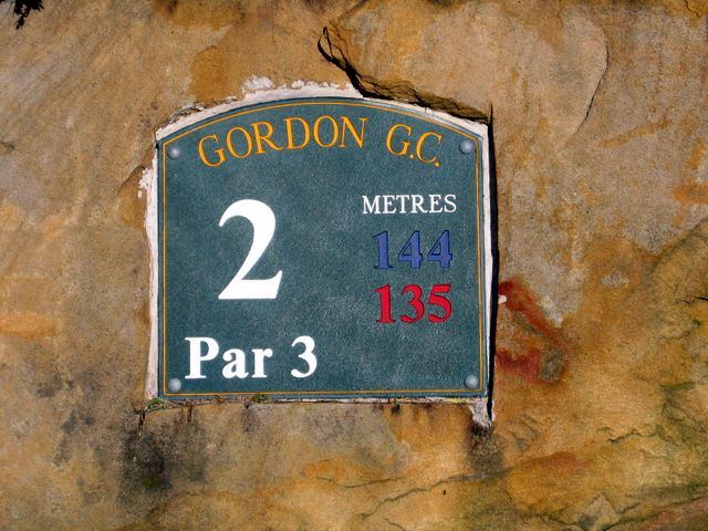 Gordon Golf Course - Gordon Sydney: Hole 2, Par 3 - 144 meters