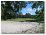 Gordon Golf Course - Gordon Sydney: Large bunker beside green on hole 1