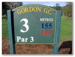 Gordon Golf Course - Gordon Sydney: Hole 3, Par 3 - 155 meters