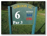Gordon Golf Course - Gordon Sydney: Hole 6, Par 3 - 166 meters