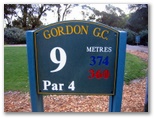 Gordon Golf Course - Gordon Sydney: Hole 9 - Par 4, 374 meters