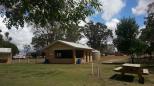 Lake Charlegrark Caravan Park & Cottages - Goroke: Camp kitchen and BBQ area.