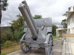 Governors Hill Carapark - Goulburn: German gun outside the war museum at Rocky hill. Admission by donation