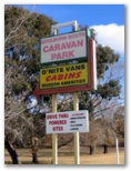 Goulburn South Caravan Park - Goulburn: Goulburn South Caravan Park welcome sign