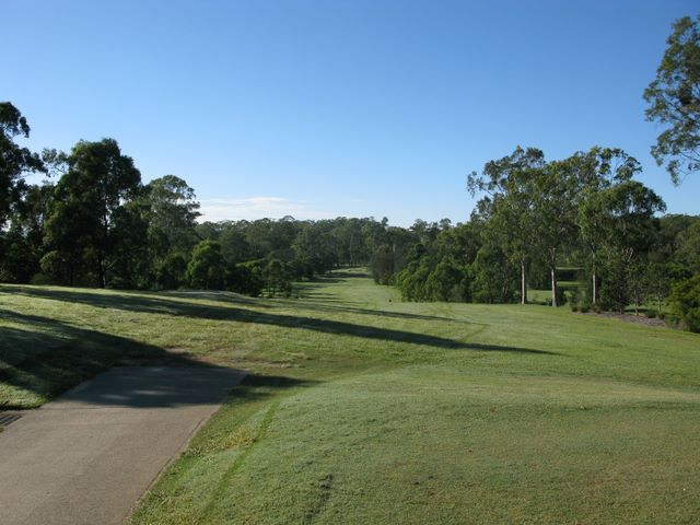 Grafton District Services Social Golf Club - Grafton: Fairway view on Hole 2.