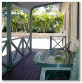 Karrinyup Waters Resort - Gwelup: Sit and relax on the verandah of your cabin.