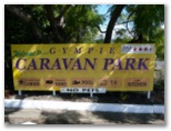 Gympie Caravan Park - Gympie: Gympie Caravan Park welcome sign