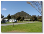 Parkgate Resort 2009 by Russell Barter - Halls Gap: Powered sites for caravans with mountain views