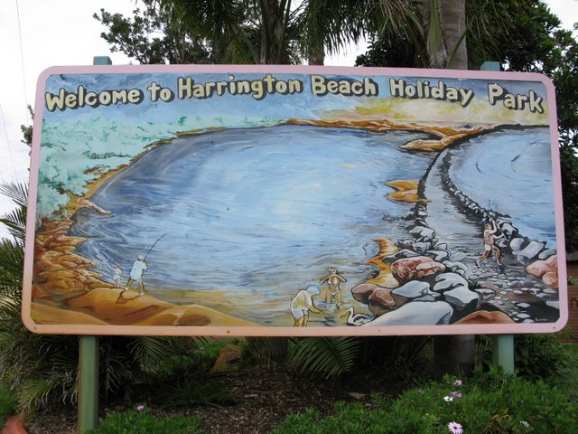 BIG4 Harrington Beach Holiday Park - Harrington: Harrington Beach Holiday Park welcome sign.