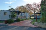 Colonial Holiday Park and Leisure Village - Harrington: Studio Cabin, capable of sleeping 2-5 people