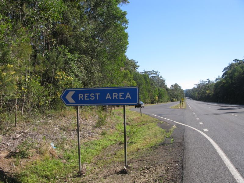 Mororo Rest Area - Harwood: Rest Area is clearly marked