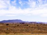 Hawker Caravan Park - Hawker: This is the view of the Flinders Ranges from the caravan sites at the back of the park.