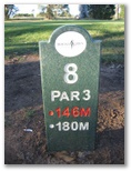 Heritage Green Residential Golf Course - Rutherford: Hole 8 - Par 3, 180 meters