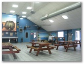 Fraser Coast Top Tourist Park - Scarness Hervey Bay: Interior of camp kitchen and recreation hall