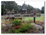 Blores Hill Caravan and Camping Park - Heyfield: Blores Hill Caravan and Camping Park welcome sign.