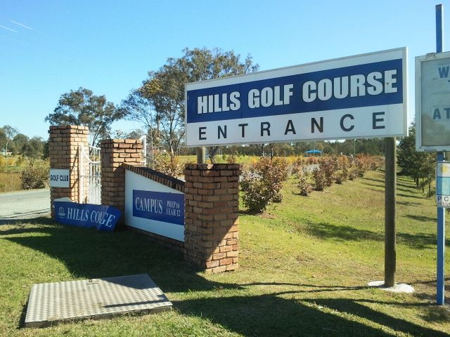 Hills International Golf Club - Jimboomba: Hills International Golf Course welcome sign