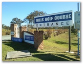 Hills International Golf Club - Jimboomba: Hills International Golf Course welcome sign
