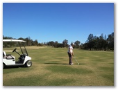Hills International Golf Club - Jimboomba: Fairway view on Hole 1