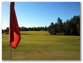 Hills International Golf Club - Jimboomba: Fairway view on Hole 7 looking back along the fairway.