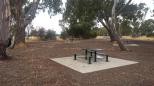Burnt Creek Rest Area - Horsham: Picnic table and chairs.
