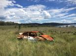 Copeton Dam Eastern Foreshore - Howell: It is sad to see a few car wrecks here and there.