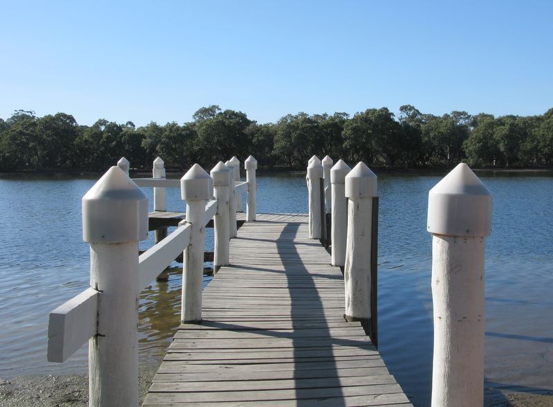 Jervis Bay Caravan Park - Huskisson: The park has water frontage and an attractive Jetty.