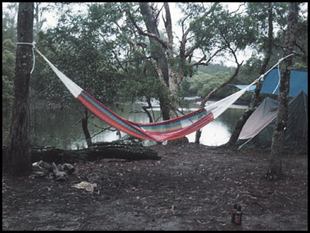Jervis Bay Cabins & Camping - Huskisson: Hammock by the river