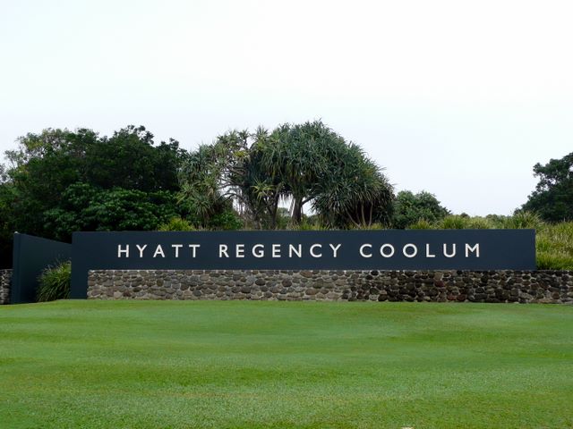 Hyatt Regency Coolum Golf Course - Coolum: Hyatt Regency Coolum welcome sign