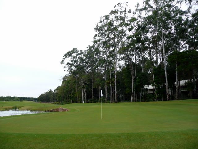 Hyatt Regency Coolum Golf Course - Coolum: Green on Hole 1 looking back along the fairway.