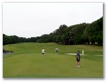 Hyatt Regency Coolum Golf Course - Coolum: Green on Hole 9 looking back along the fairway.