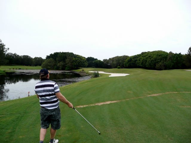Hyatt Regency Coolum Golf Course - Coolum: Hit straight otherwise the lake will take the ball causing Golfer's despair!