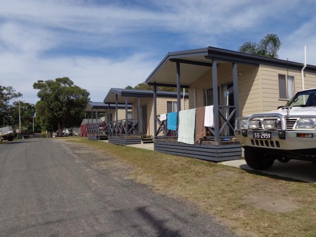 Iluka Clarence Head Caravan Park - Iluka: New cabins as you enter the park