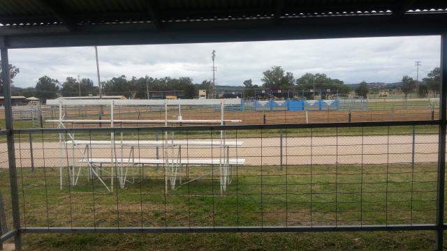 Inverell Showground Camping - Inverell: View of the showground from the grandstand