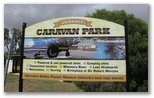 Jeparit Caravan Park - Jeparit: Jeparit Caravan Park welcome sign