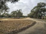 Ashton Street Campground - Jerilderie: Gravel road access in to the campground.